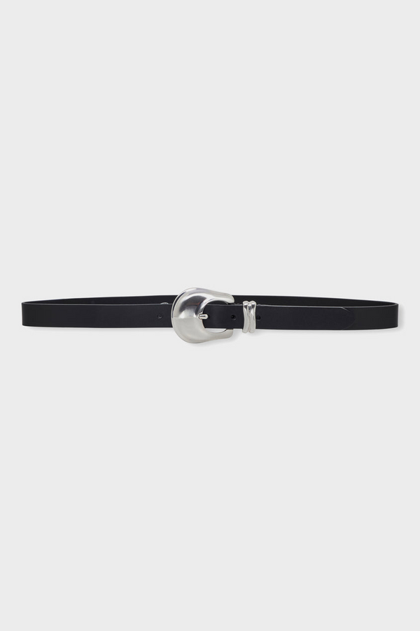 Rodeo Belt - Black Silver