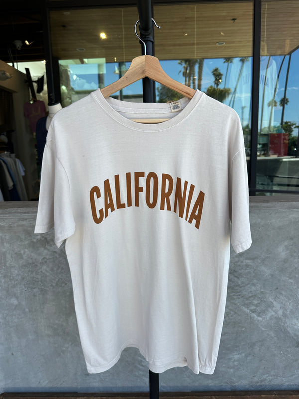 California Tee - Cream/Chai