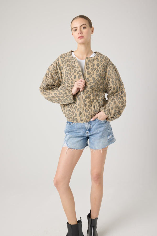 Spot On Jacket - Brown Leopard