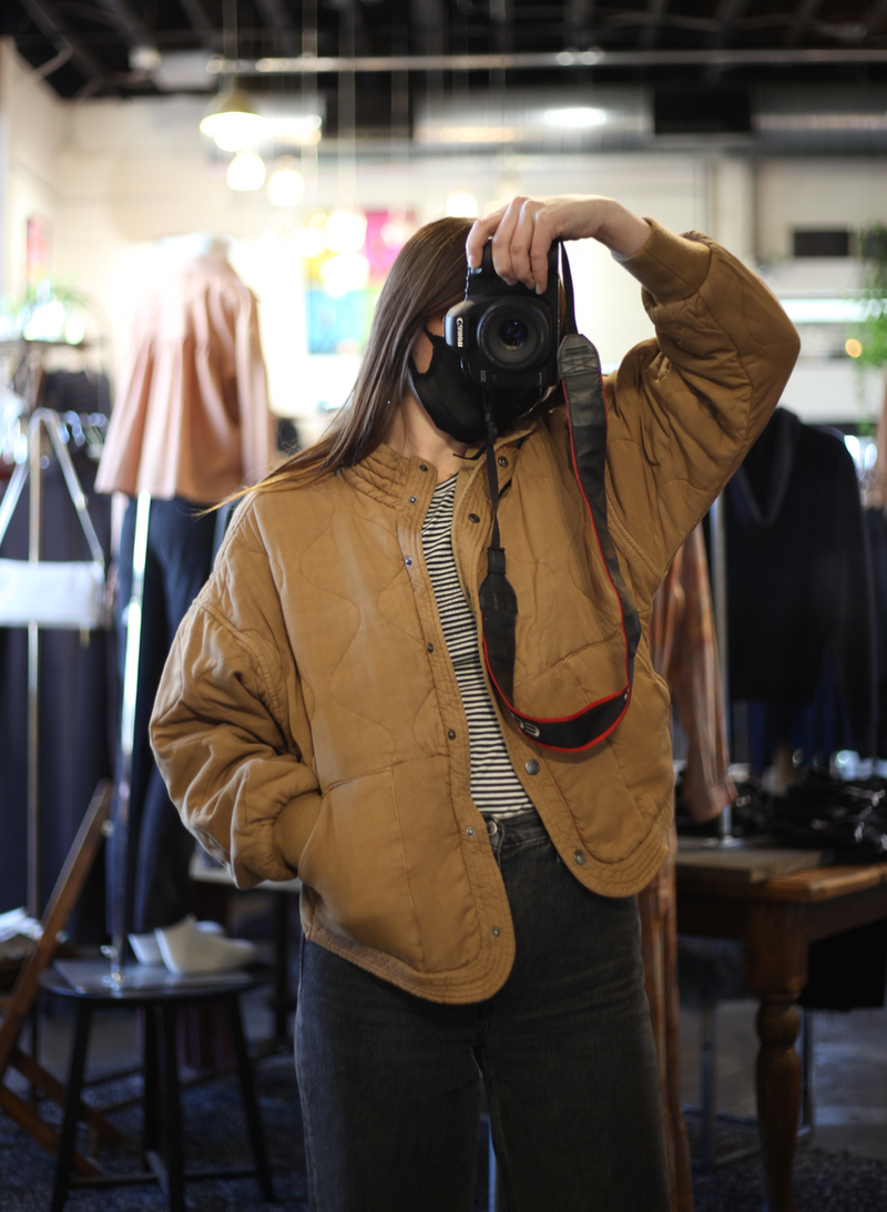 Quilted Jacket - Chai Tea