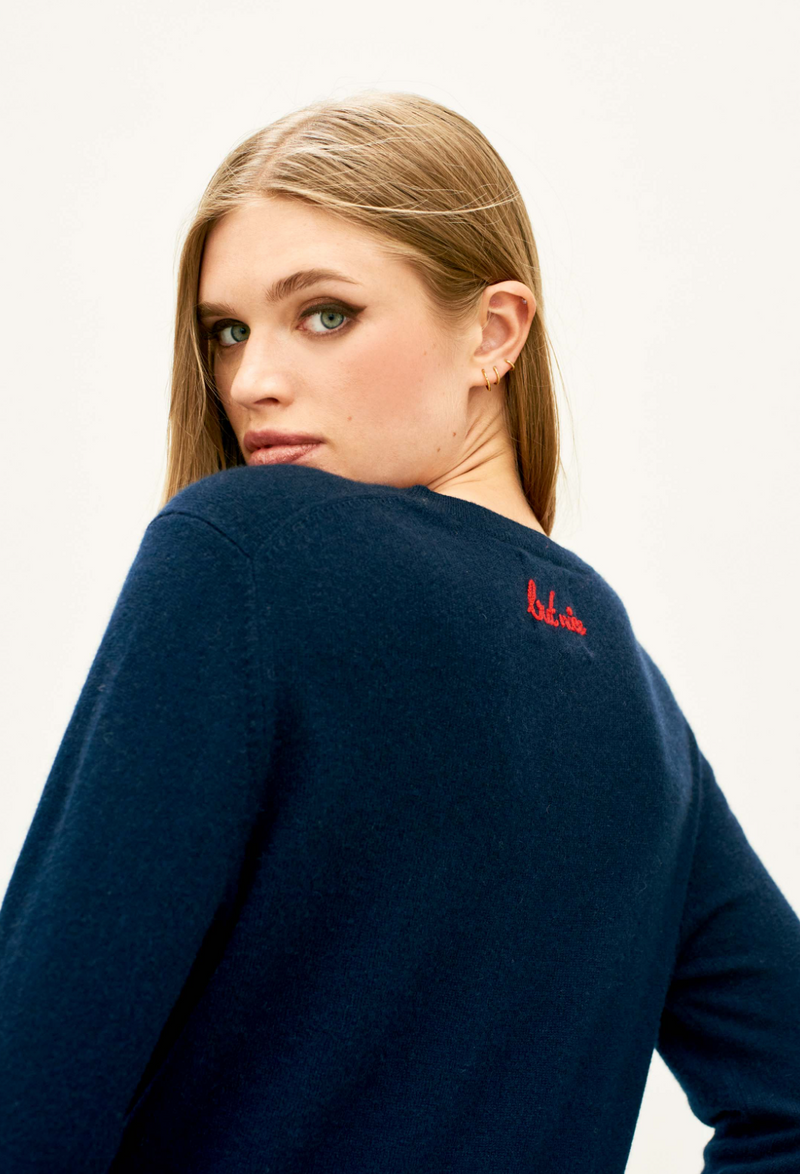 Naughty Crew - Navy Rose