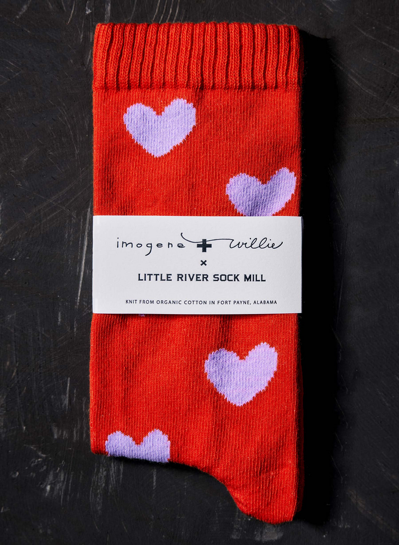 The Heart Sock - Poppy