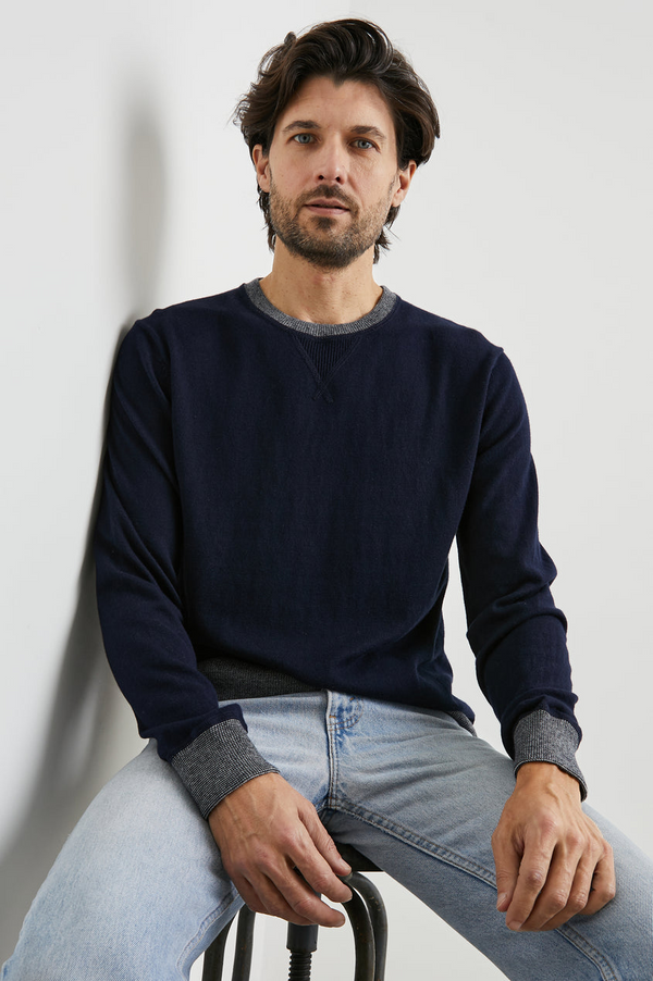 Burns Sweater - Perfect Navy