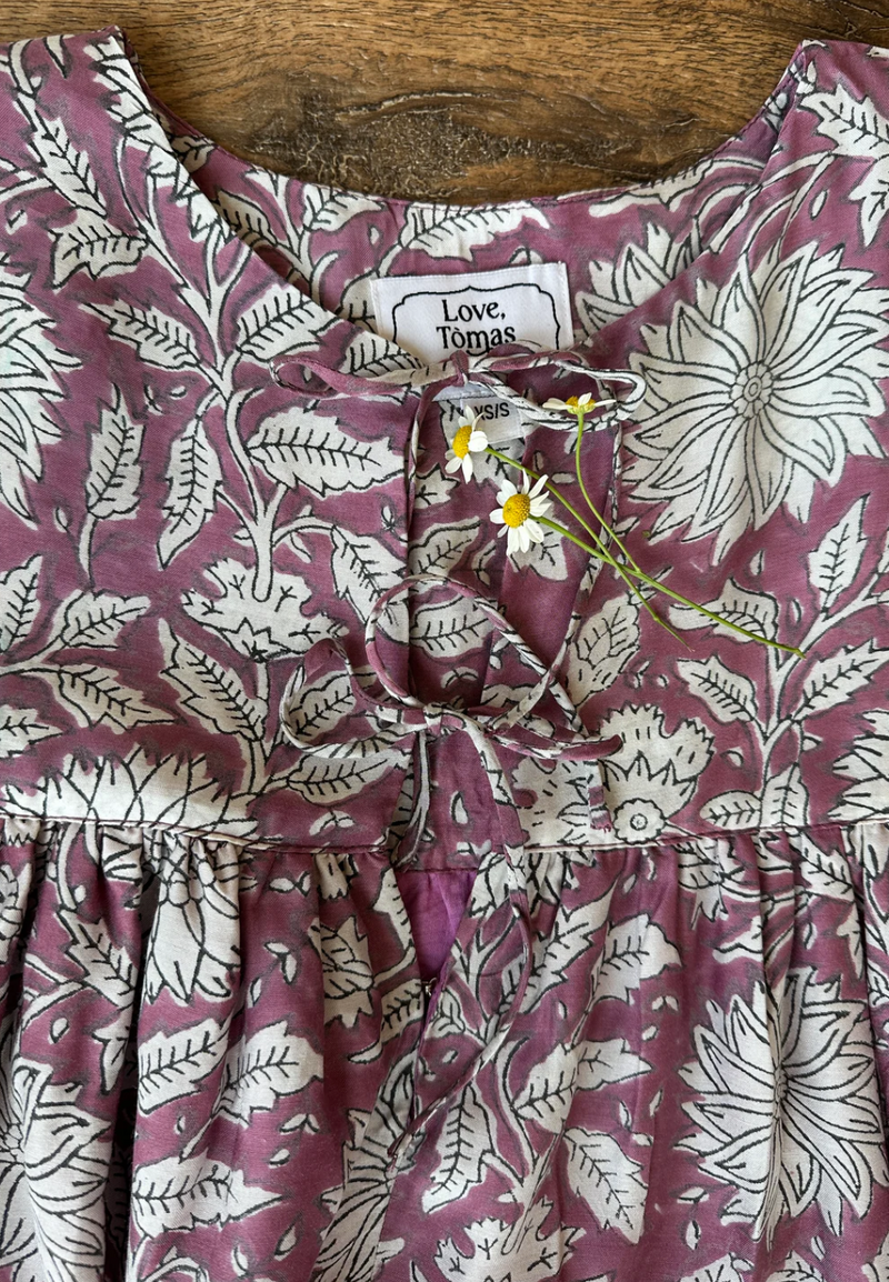 Puff Isla Top - Arles Purple