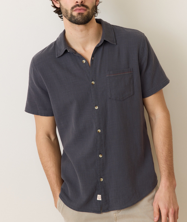 SS Classic Stretch Selvage Shirt - India Ink
