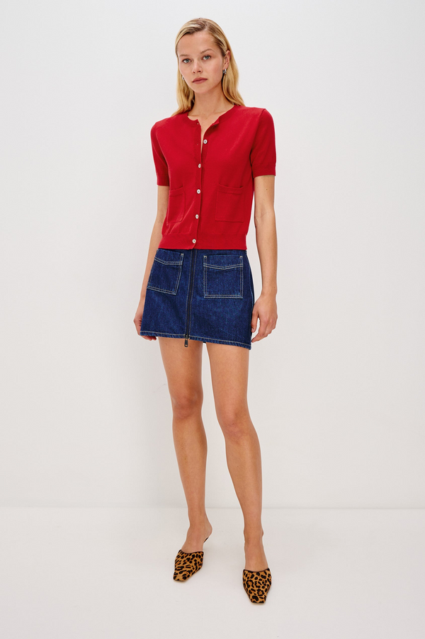 Aisley Sweater - Crimson