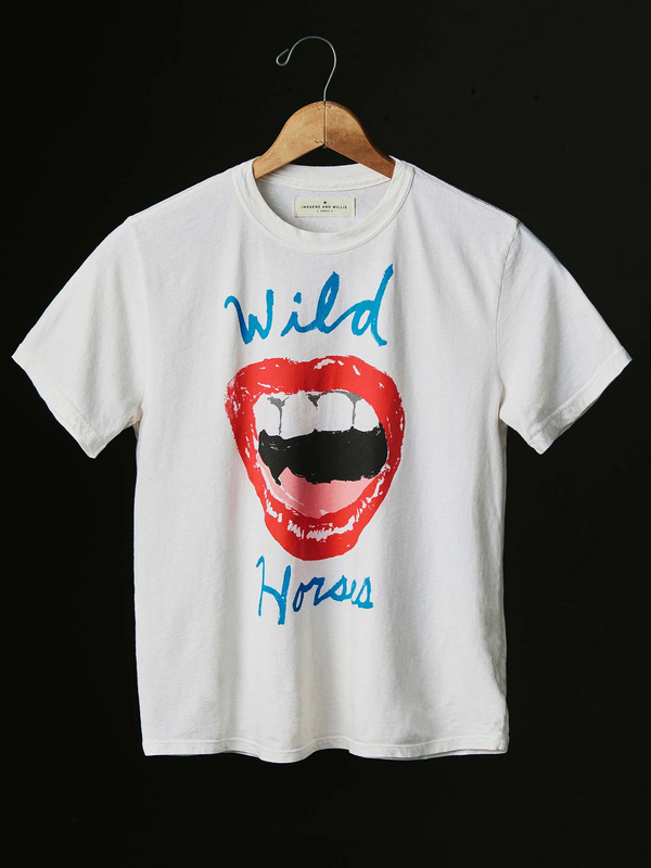 The Wild Horses Tee - Vintage White