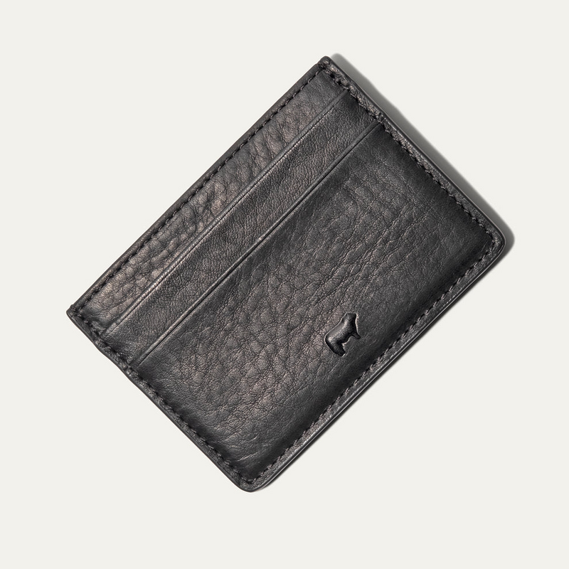 Classic Front Pocket Card Case - Black