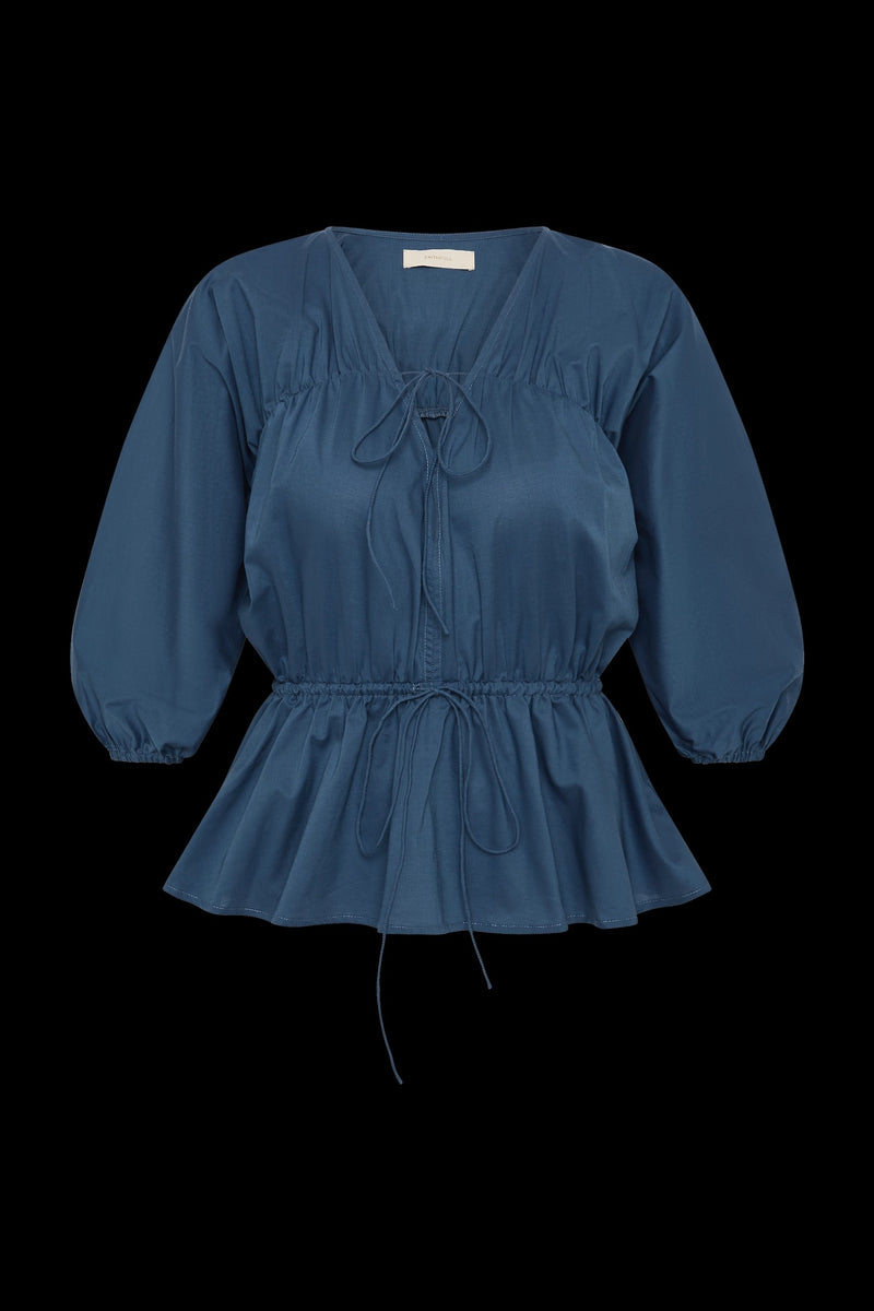 Sigrid Top - Vintage Navy