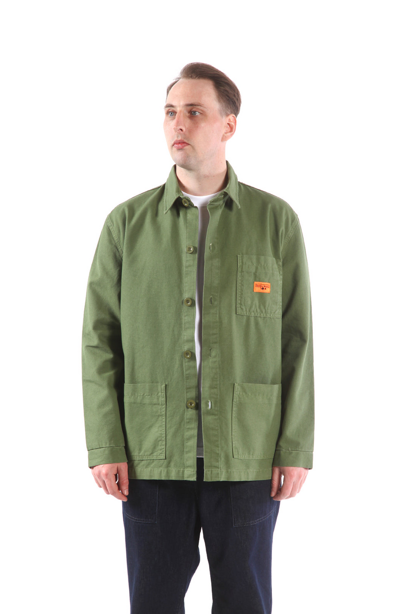 Canvas Chore Shirt - Olive