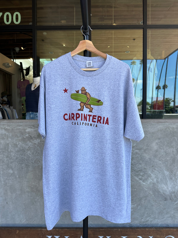 Smokey the Bear Carp Tee - Heather Grey