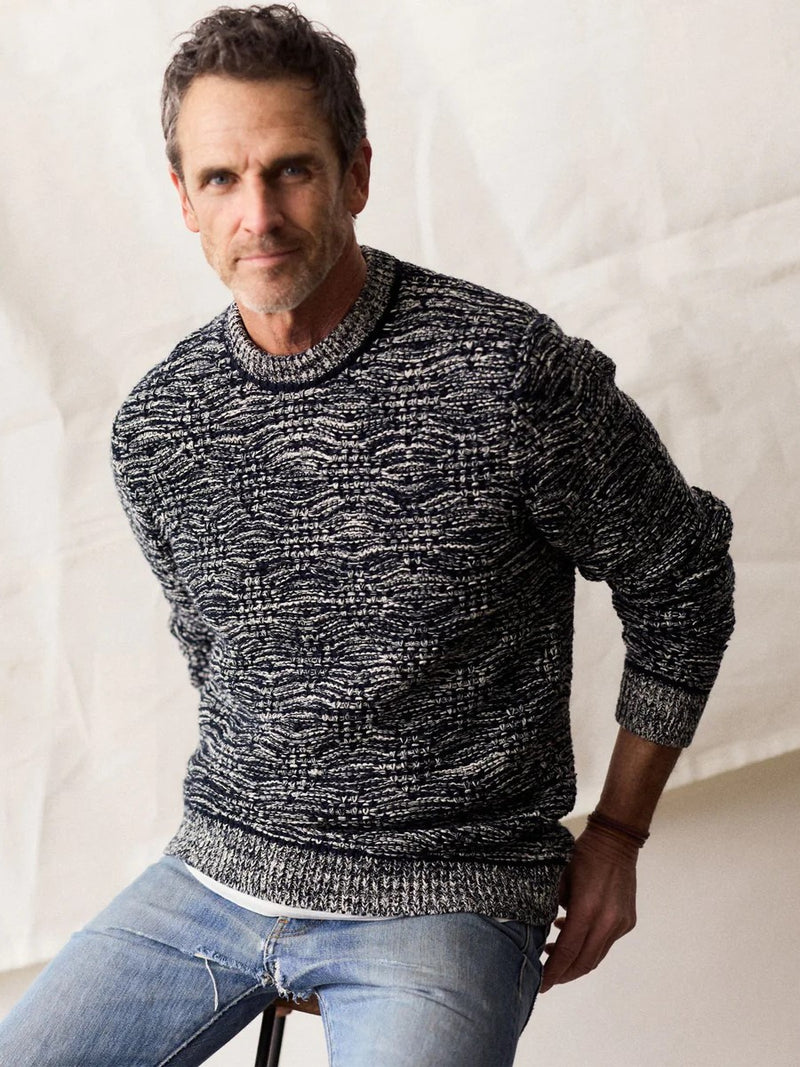 The Chatham Crew in Marine Stripe Jacquard