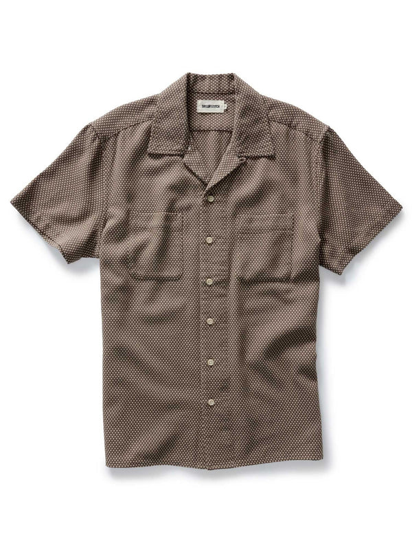 The Conrad Shirt - Cocoa Dobby