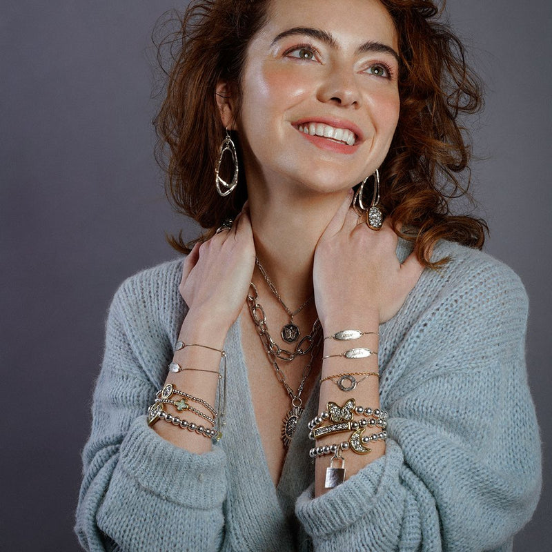 The Power Word Chain Bracelet - Blessed
