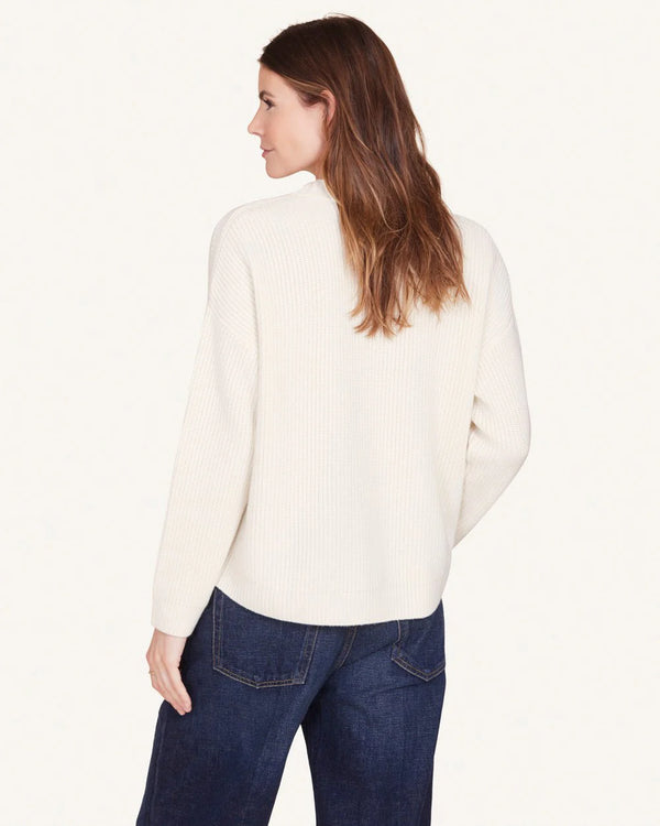 Magnus Fisherman Cardigan - Ivory