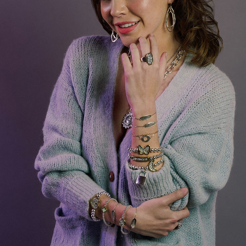 The Power Word Chain Bracelet - Joyous