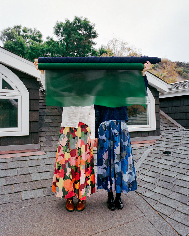 Lulu Skirt - Tea Garden Blues