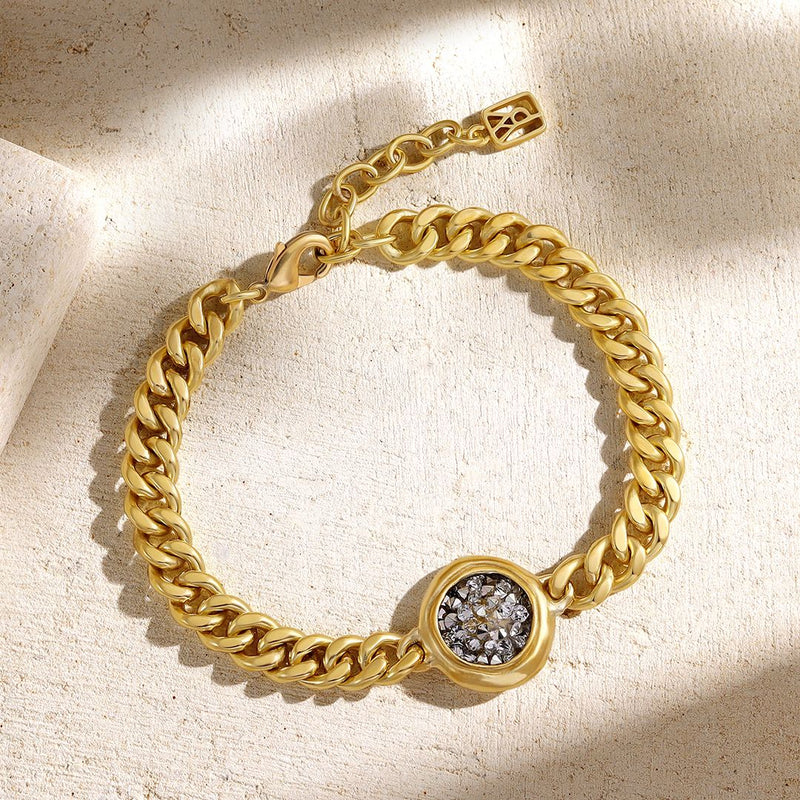 Kristal Dome Figaro Bracelet