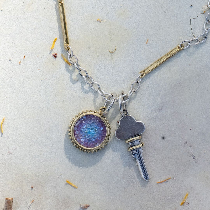 Tripper Chain - Sterling Silver & Brass - 32"