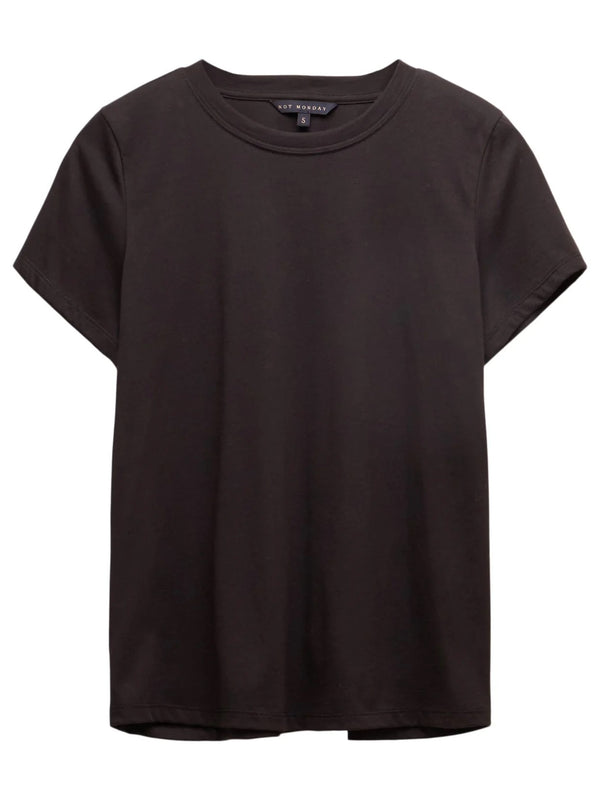 Wren Everyday Crewneck Tee - Black