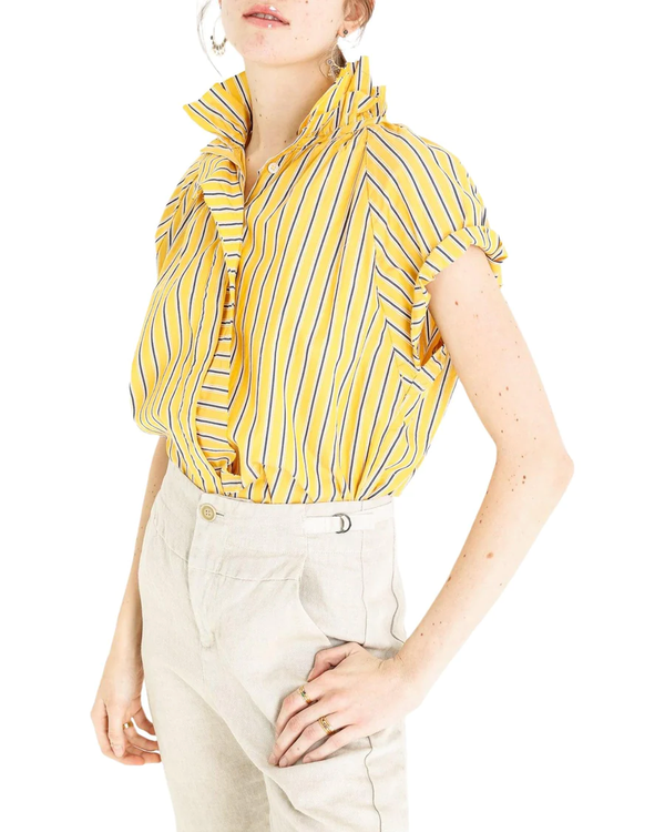 Stella Stripes Blouse - Yellow