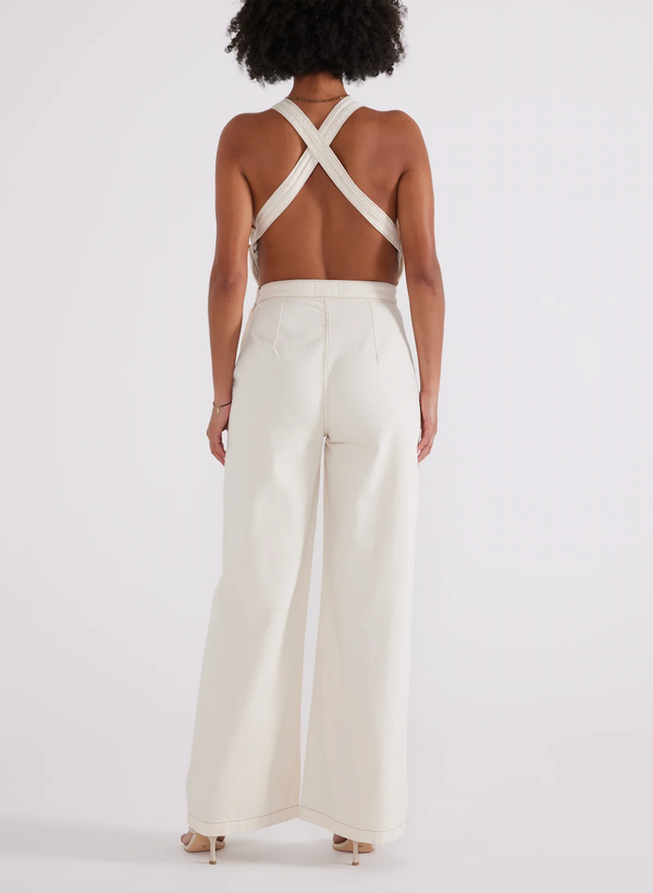 Emel Carpenter Jumpsuit - Natural