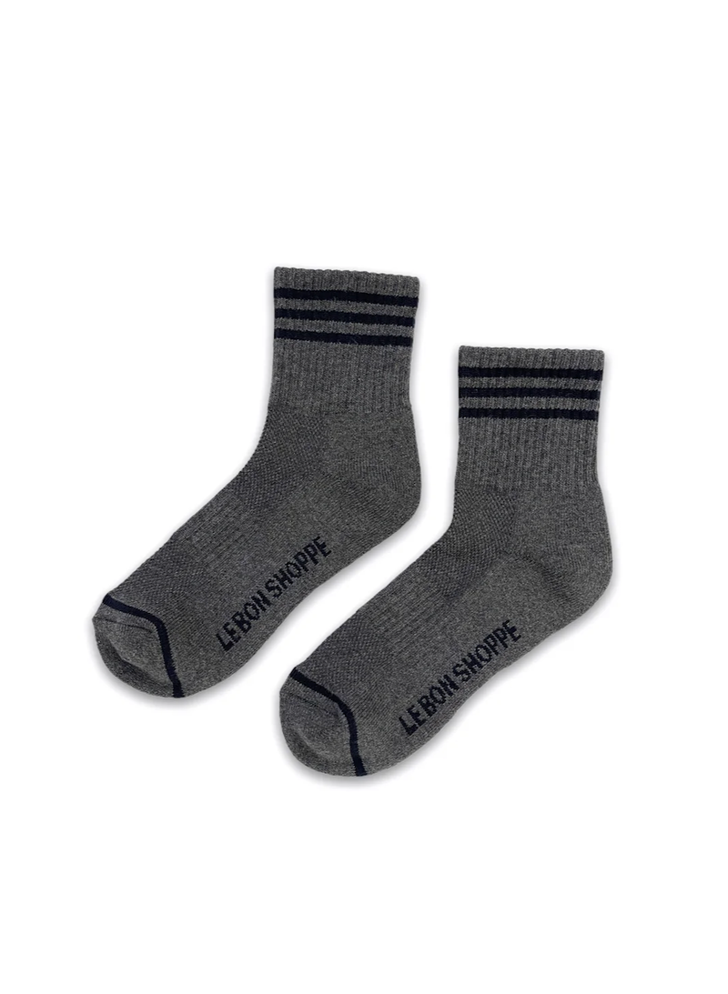 Girlfriend Socks - Soot