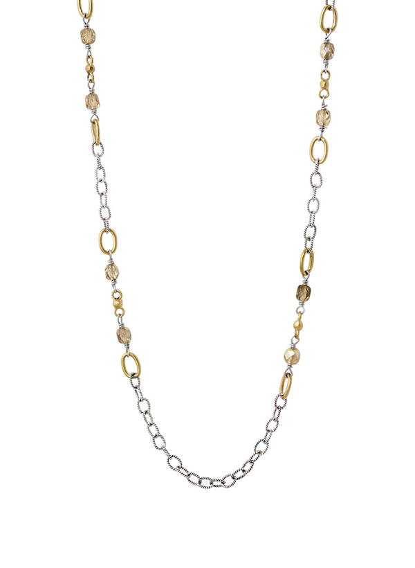 Miraculous Chain - Preciosa Gold Beads - 22"