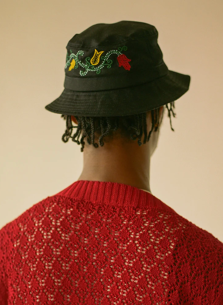Floral Bucket - Natural