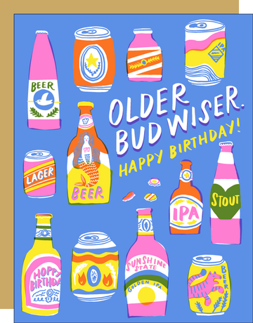 Bud Wiser Birthday Card