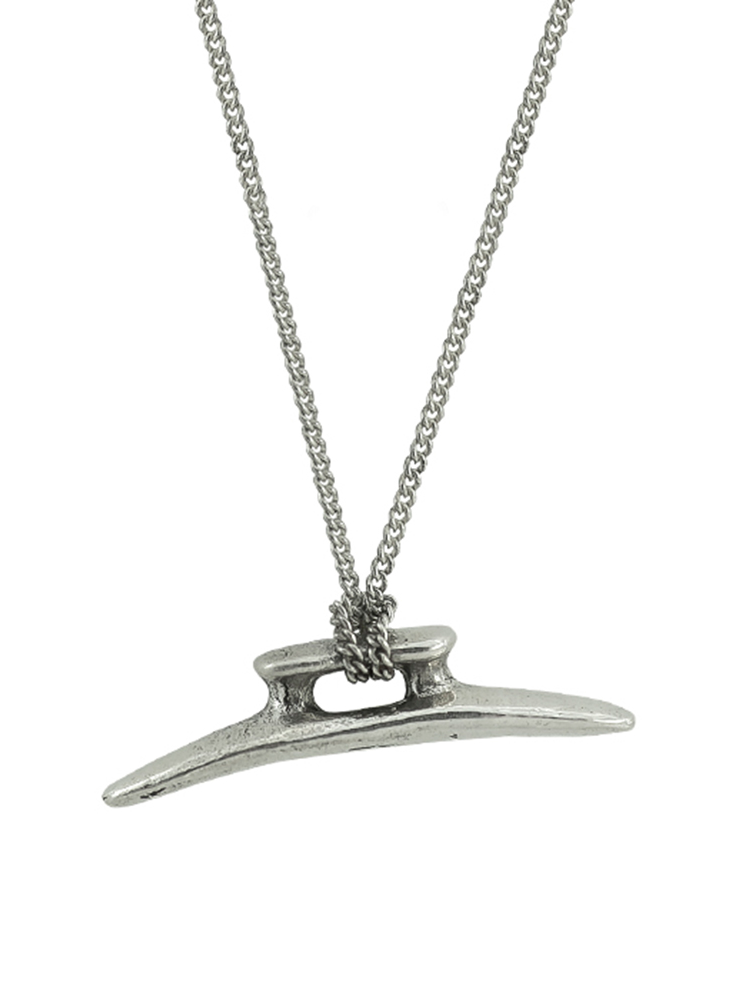 Boat Cleat Chain Necklace - Sterling Silver