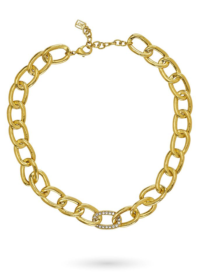 The Myth of Separation Necklace 15" - Brass