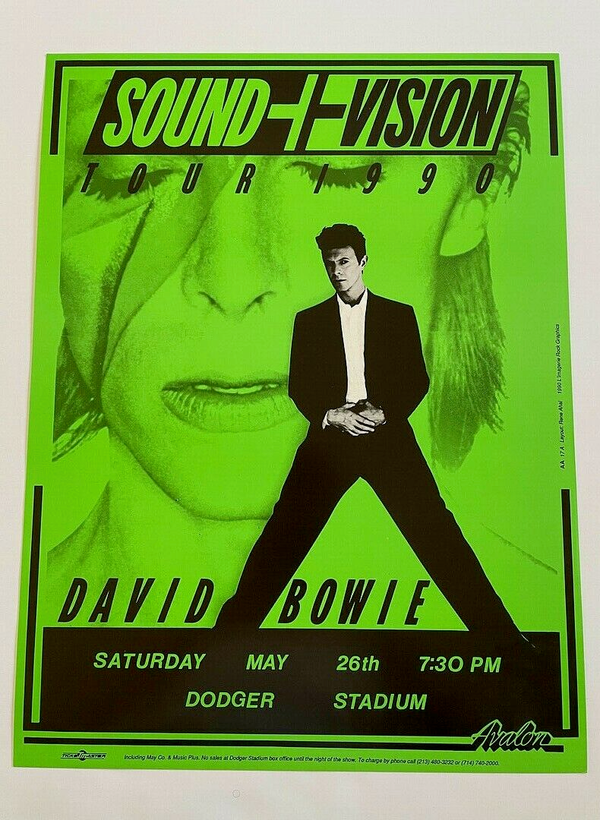 David Bowie Dodger Stadium Individual - Green