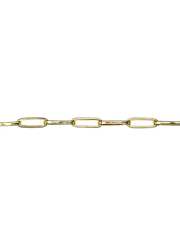 Stylist Clip Necklace 28" - Sterling Silver, Brass & Gold Finished Steel