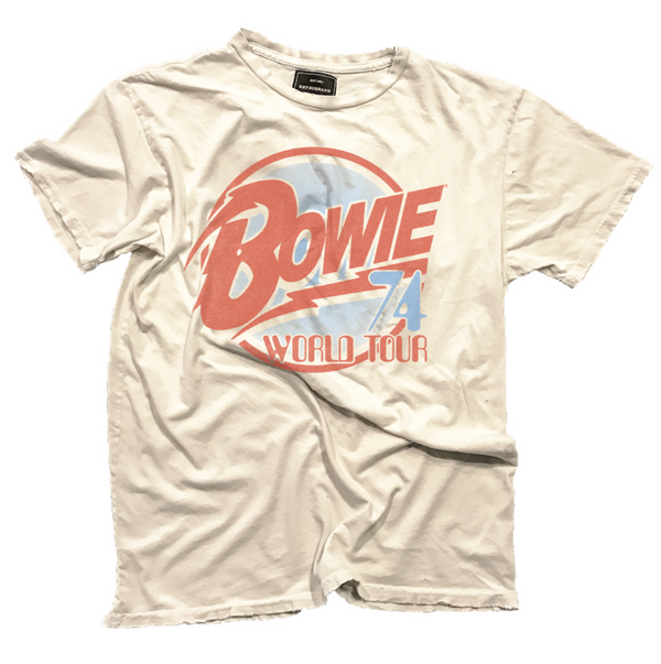 David Bowie Tee - Antique White