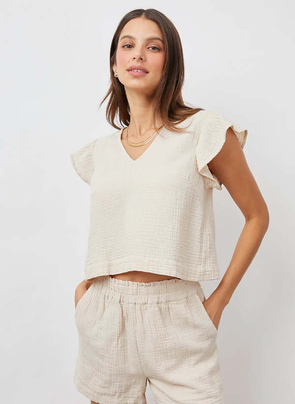 Lela Top - Flax