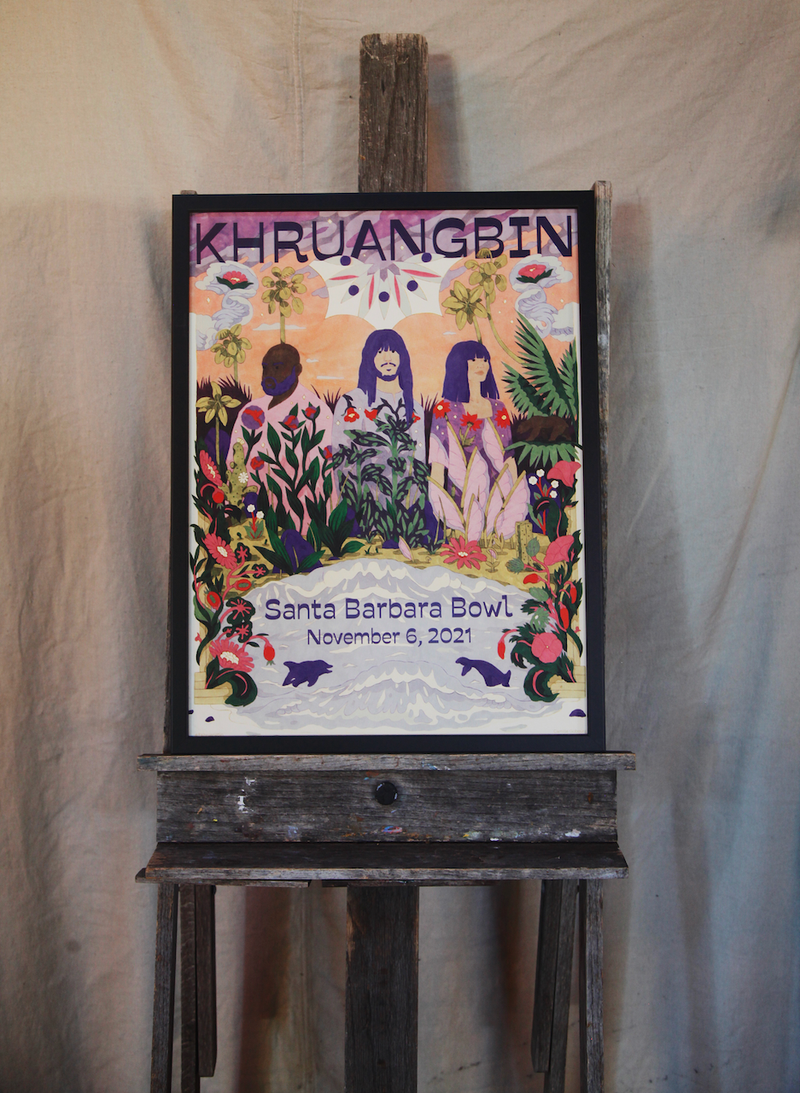 Khruangbin Framed (Original Silkscreen)
