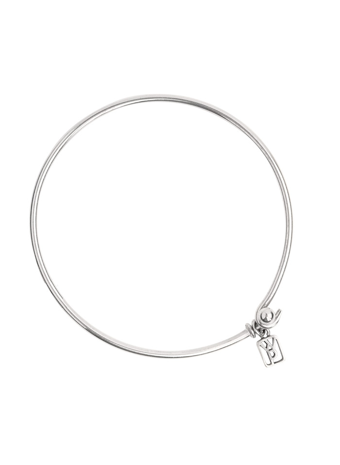 Wire Bangle - Sterling Silver