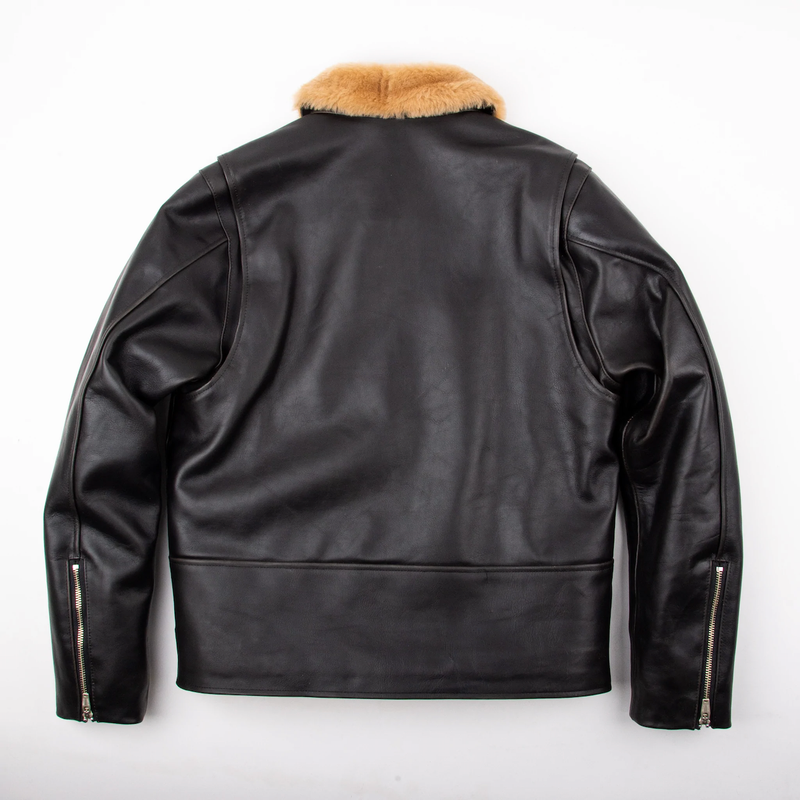 FJ-1 Leather Jacket - Black