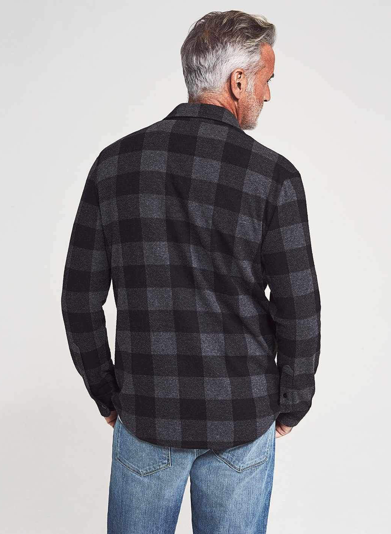 Legend Sweater Shirt - Charcoal Black Buffalo