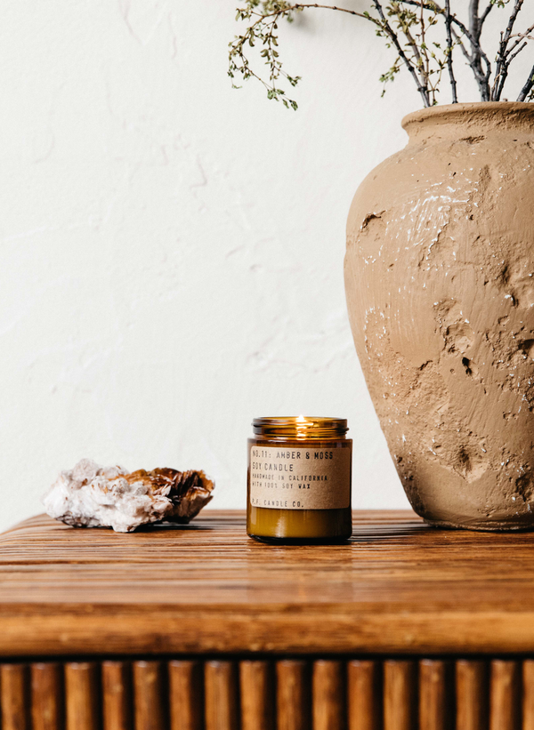 Amber & Moss Candle