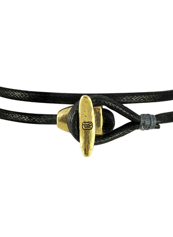 Boat Cleat Wrap Bracelet -Brass