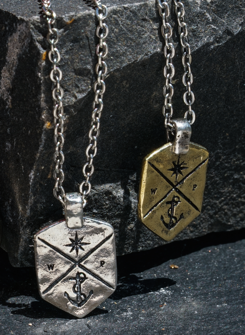 Coat of Arms Necklace - Sterling Silver