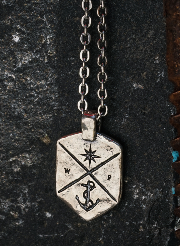 Coat of Arms Necklace - Sterling Silver