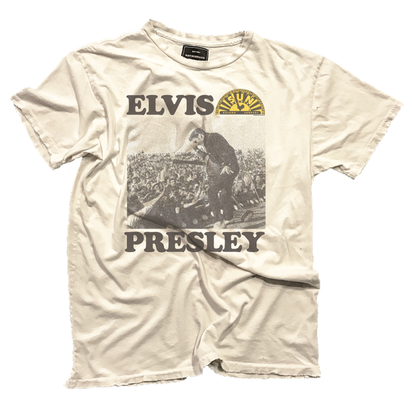 Elvis Sun Records Concert Tee - Antique White