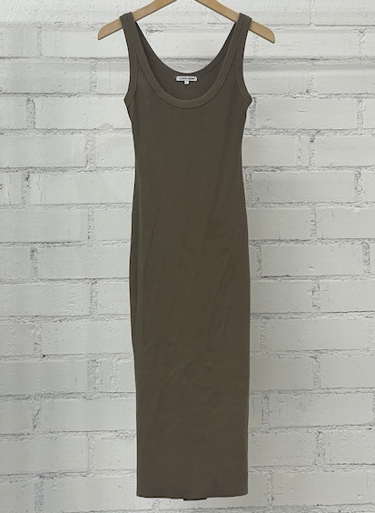 Verona Midi Dress - Dark Chai