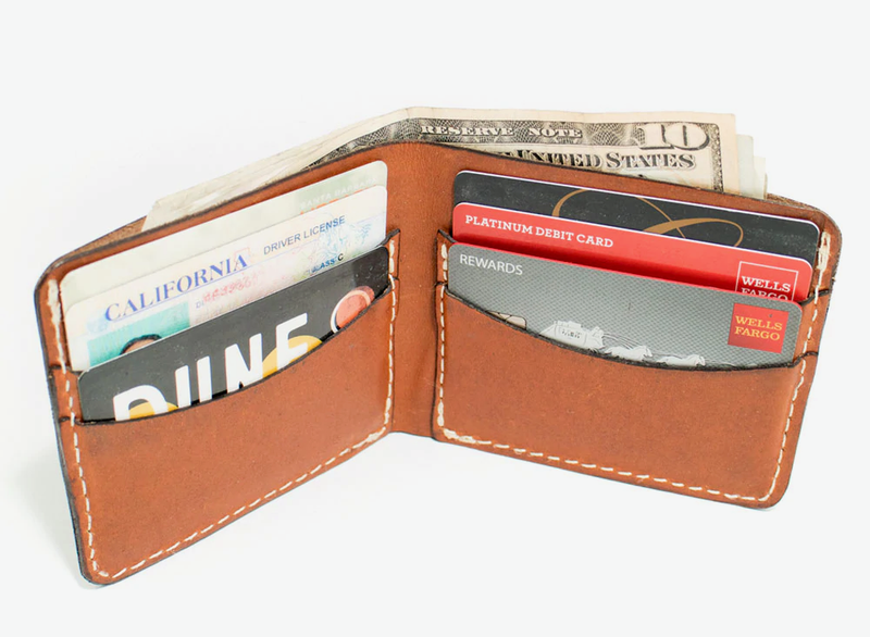 Bill Fold Wallet - Tan