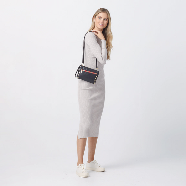 Nash Sml - Black/Brushed Gold Red Zip