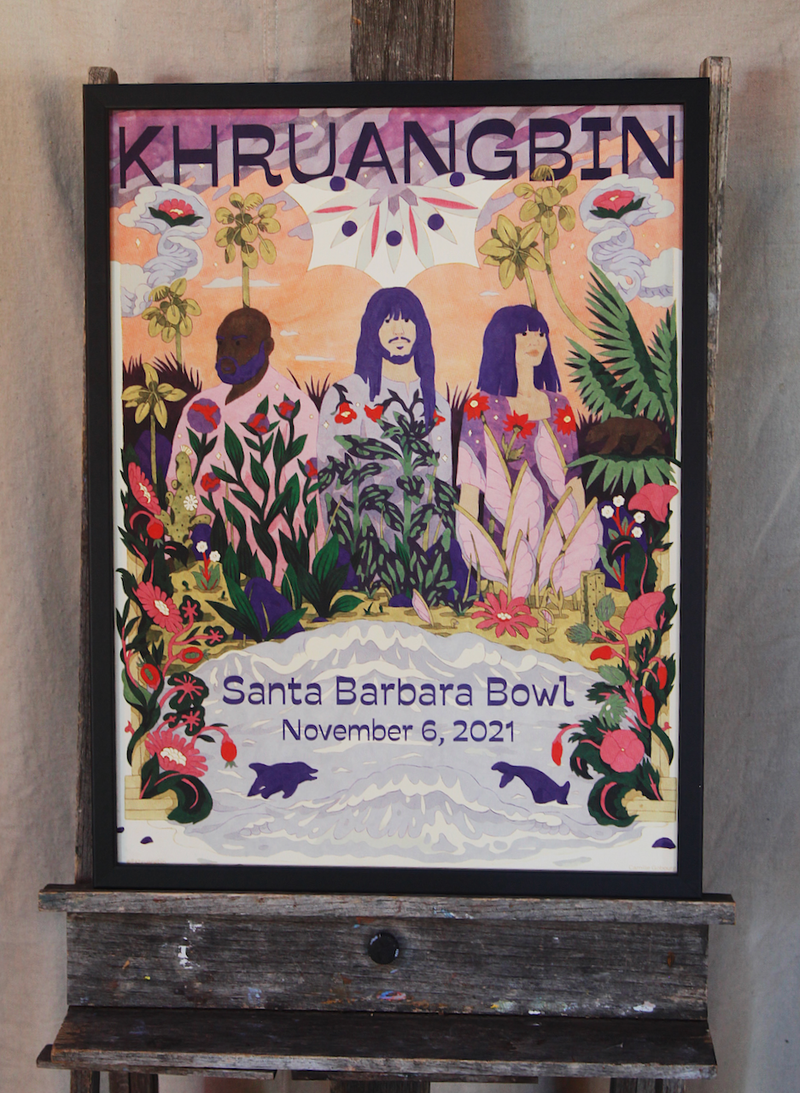 Khruangbin Framed (Original Silkscreen)
