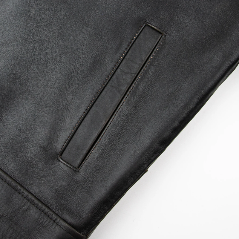 FJ-1 Leather Jacket - Black